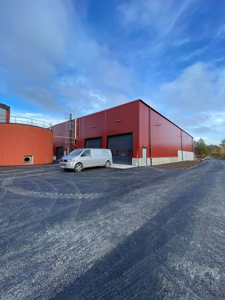 Industrimålning – Reningsverket i Nora – utfört av EBL Måleri