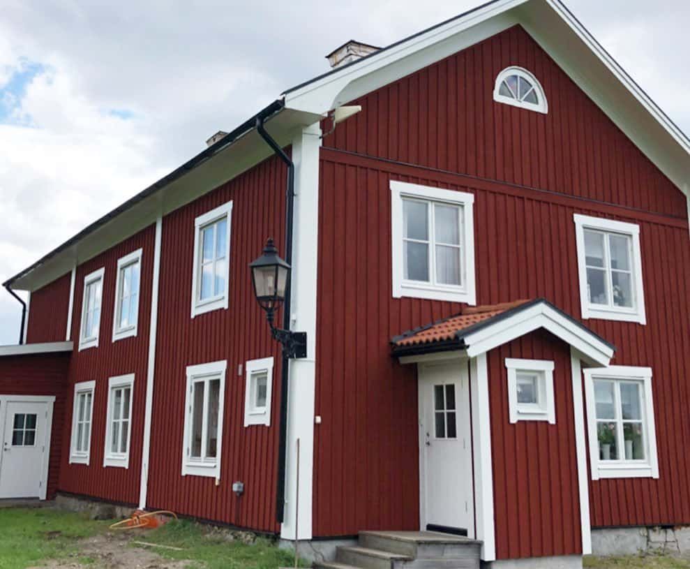Målning av bergsmansgård i Lindesberg – utfört av EBL Måleri